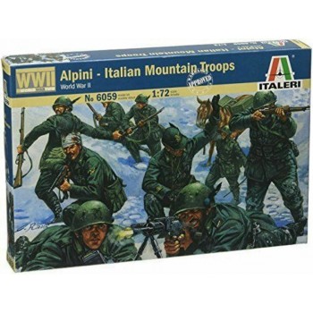 1/72 Italeri  WWII Italian Mountain Troops Alpini 6059